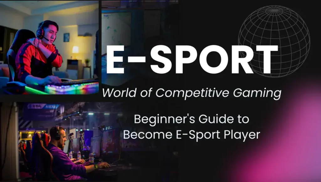 Professional gamers competing in a high-stakes e-sports tournament to showcase what is e-sport.